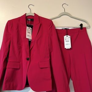 Zara Pantsuit in Fuchsia